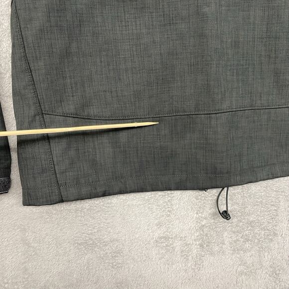 North Face Jacket Mens Extra Large Gray Softshell AMUP Full Zip Fleece Lined - Picture 11 of 13